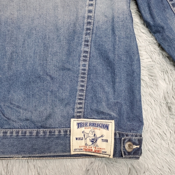 True Religion truckers denim jacket size M - Picture 9 of 9